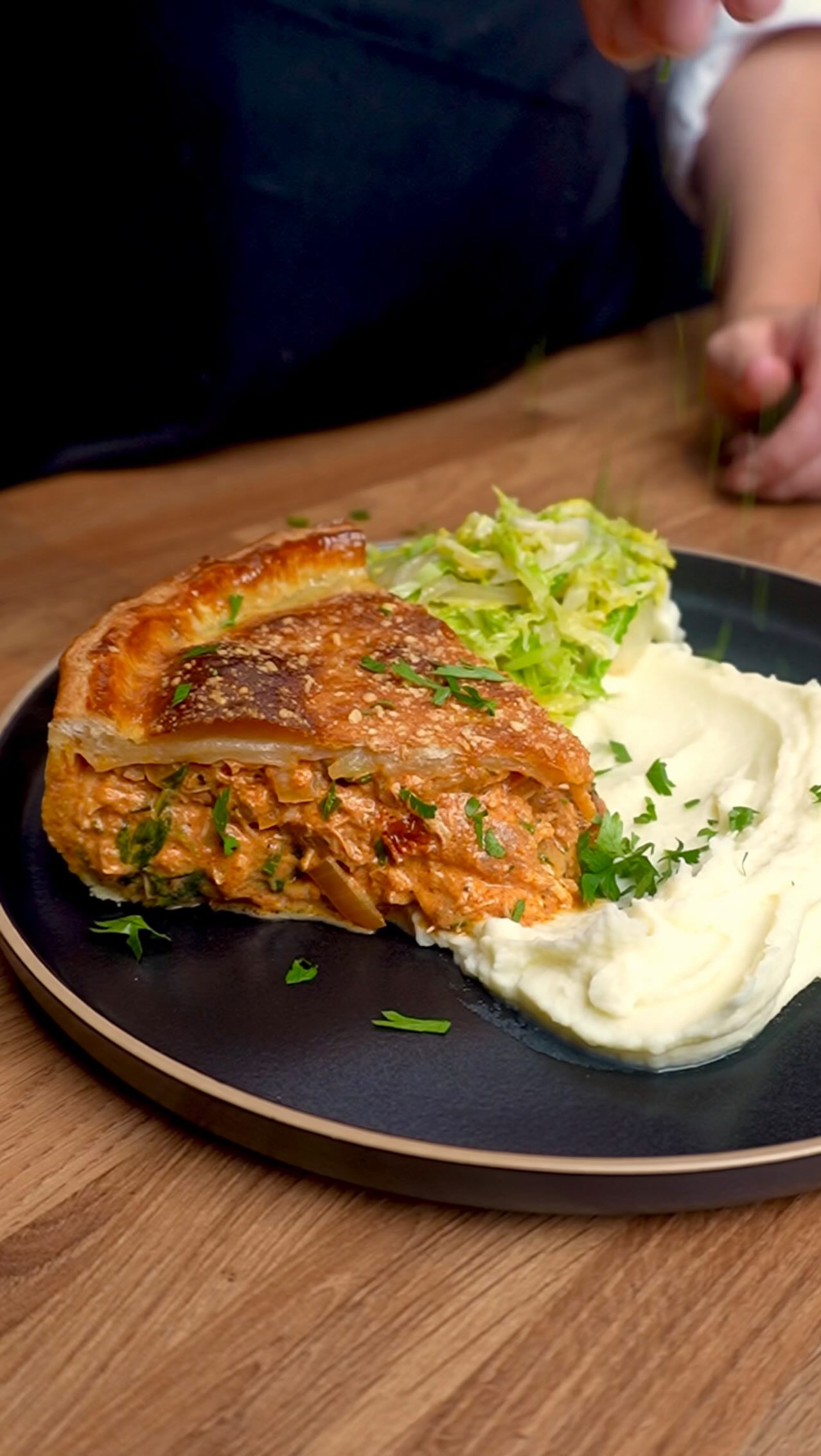 Instagram post by @poppy_cooks for Ocado. Caption reads: #AD You’ve had Marry Me Chicken before… but what....