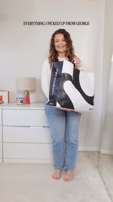 Instagram post by @oliviarosewardrobe for George at Asda. Caption reads: A gorgeous little haul from the new @georgeatasda....