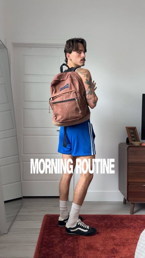 Instagram post by @james.lantz for JanSport. Caption reads: [...] have something classic moving with you....