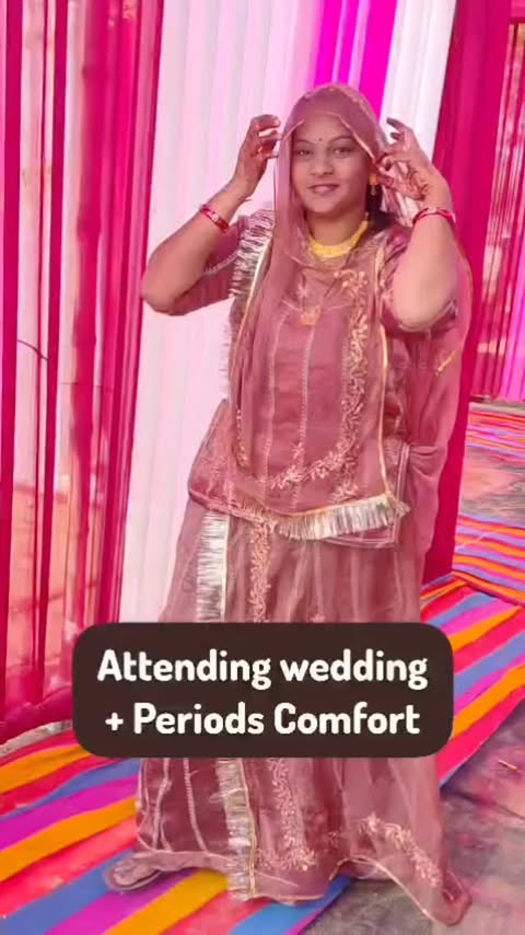 Instagram post by @luvkhush4823 for EVEREVE. Caption reads: Attending wedding even on my periods and want a....