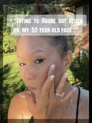 TikTok post by @maryanncavazos for MAKE Beauty. Caption reads: [...] skin I had at 22. 😂 I’m trying the MAKE....