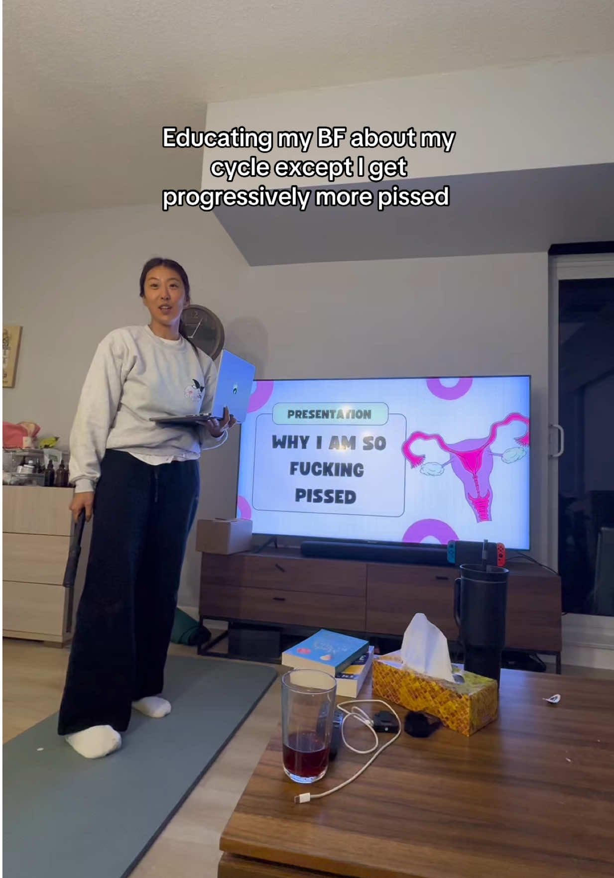 TikTok post by @18hens for Canva. Caption reads: Finally putting my @Canva subscription to good use....