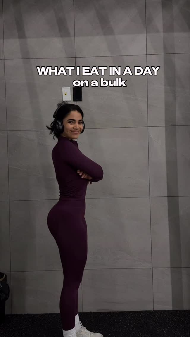 Instagram post by @itsme_movewithmady for EHPlabs. Caption reads: What I eat in a day on my second bulk
I like to....