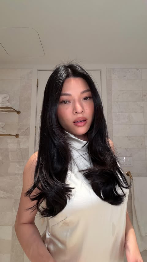 Instagram post by @charlenetruong for Laura Mercier. Caption reads: My holy grail @lauramercier products are a part of....