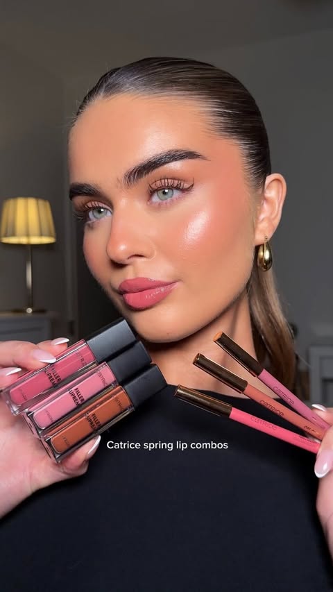 Instagram post by @poppymarchh for Catrice Cosmetics. Caption reads: [...] 030 Miss Behave #makeup #beauty....