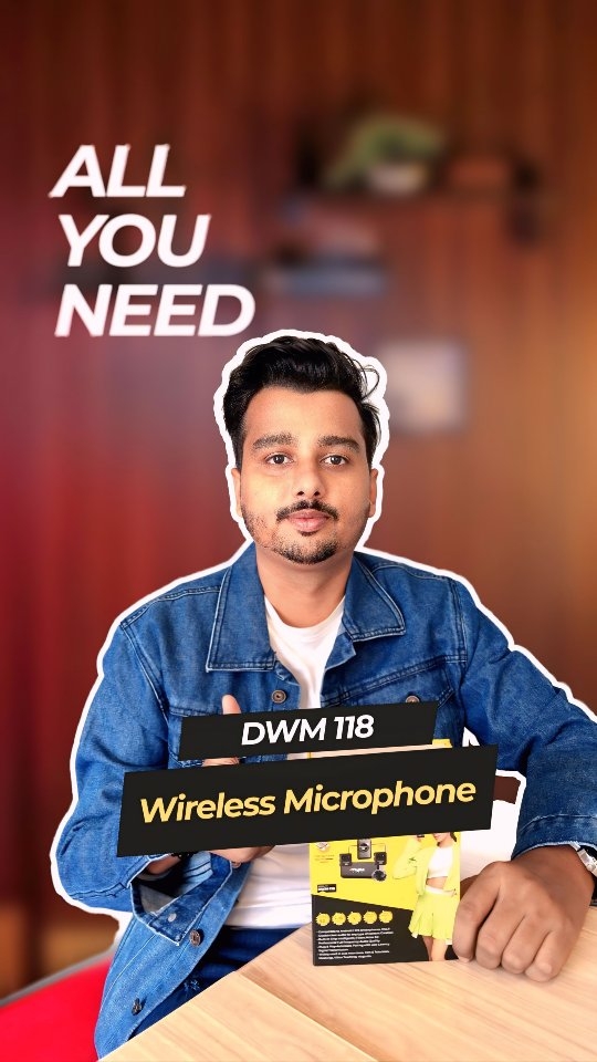 Instagram post by @sudhanshu_7000 for Digitek. Caption reads: I’ve been using the Digitek DWM-118 Wireless....