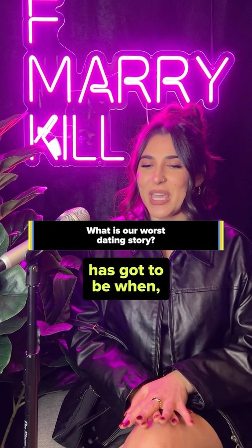 Instagram post by @roomforscream for BuzzFeed. Caption reads: [...] had sooo much fun with this one 🔪🩸📱....