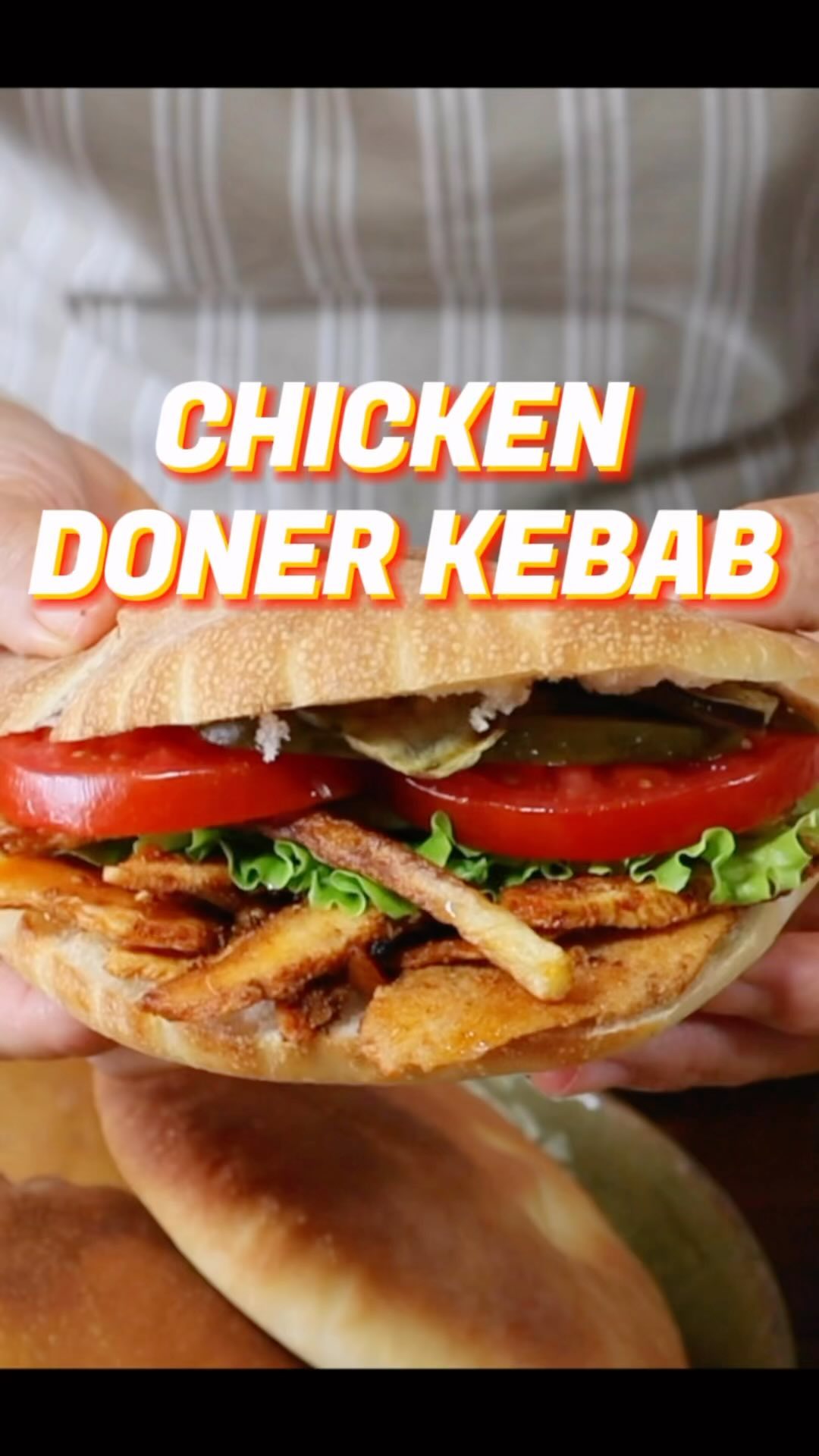 Instagram post by @turkishfoodtravel for The Kitchn. Caption reads: Chicken doner kebab! 😍👌 
It is also known as....