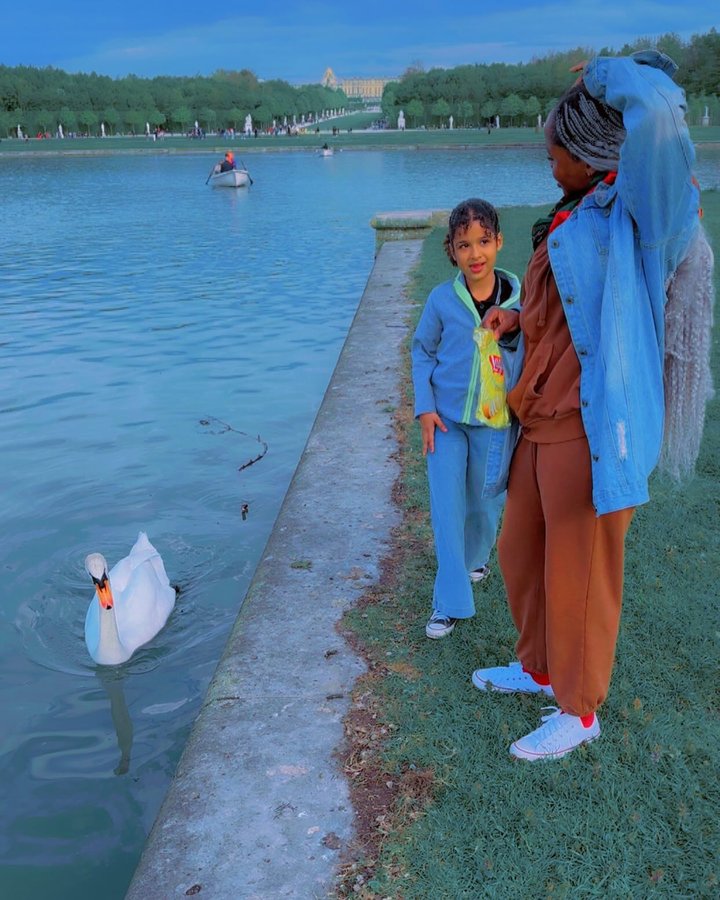 Instagram post by @maddymaznaz for BentleyRecords.io. Caption reads: Versailles. By far the best stroll .😍
Swan x....