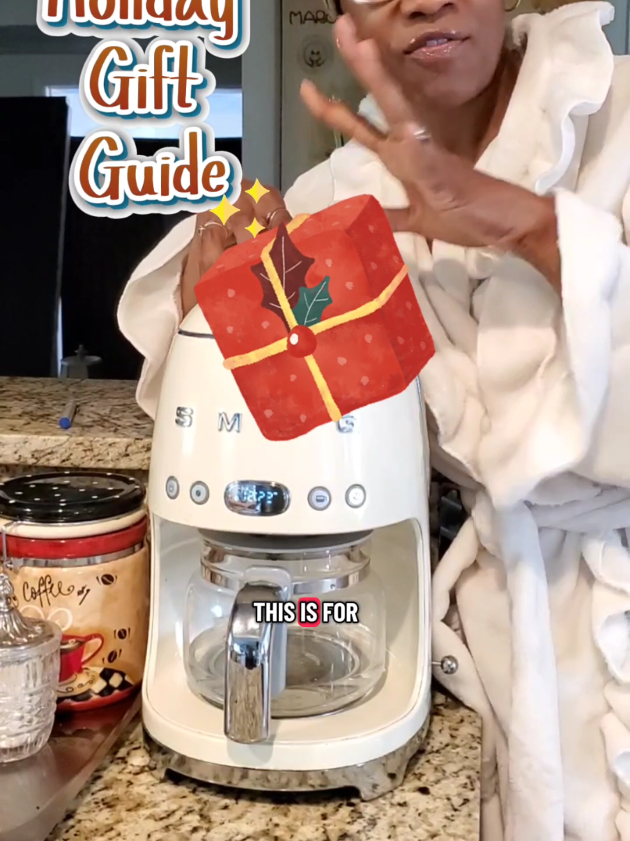 TikTok post by @themirrortable for QVC. Caption reads: @QVC, Inc I love Smeg appliances. This Smeg [...].