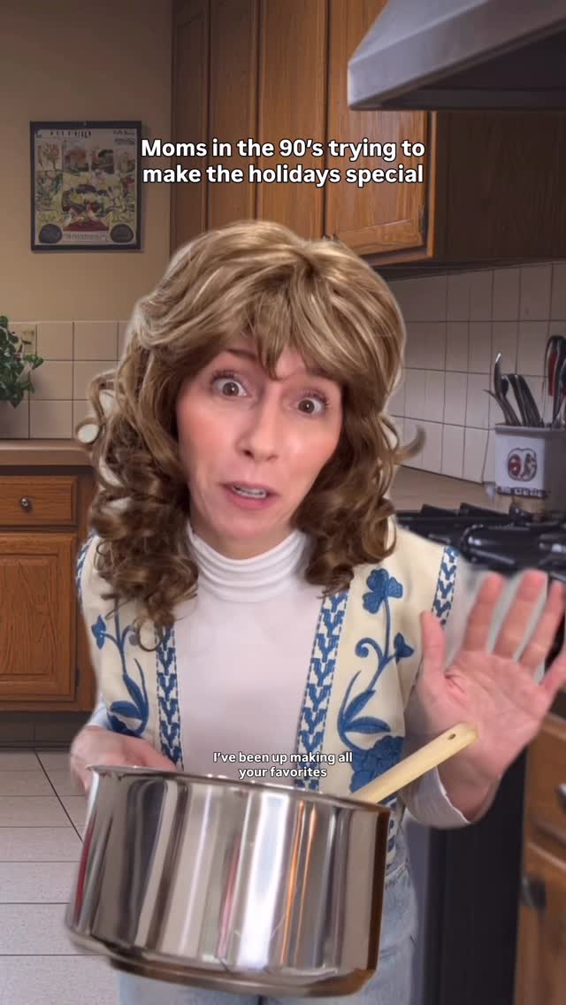 Instagram post by @becky_strasburger for Gorton's. Caption reads: Sometimes the holidays that didn’t go exactly as....