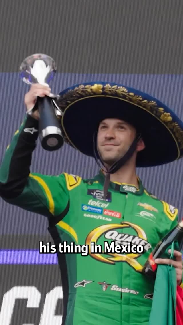 Instagram post by @wearemitu for NASCAR. Caption reads: @NASCAR in Mexico City was a whole vibe 🇲🇽🙌....