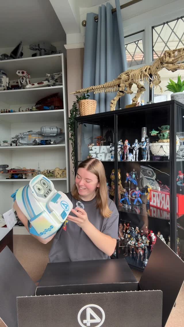 Instagram post by @_just_gabby_1 for Hasbro Pulse. Caption reads: [...] Galactus - @lego 💙Marvel Legends -....