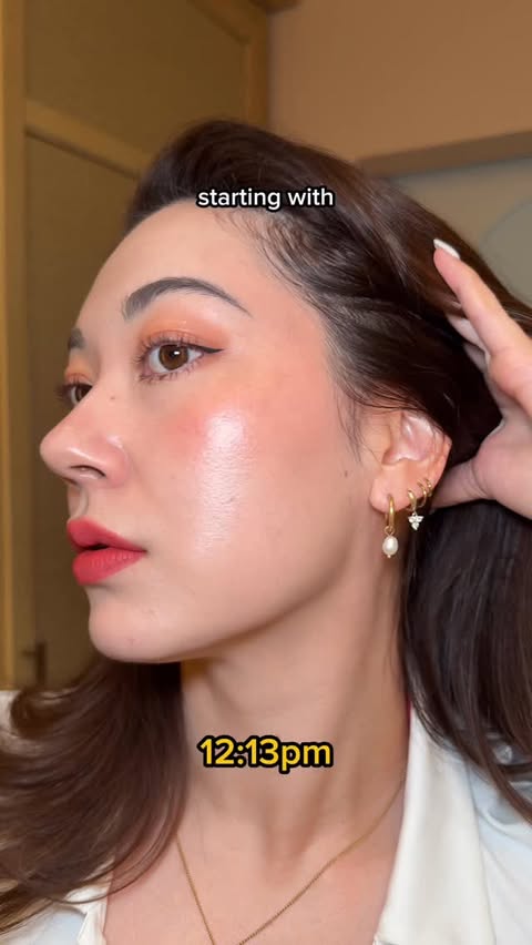 Instagram post by @tinatanakaharris for Haruharu Wonder. Caption reads: [...] test in this heat 🥵 AD* using the....