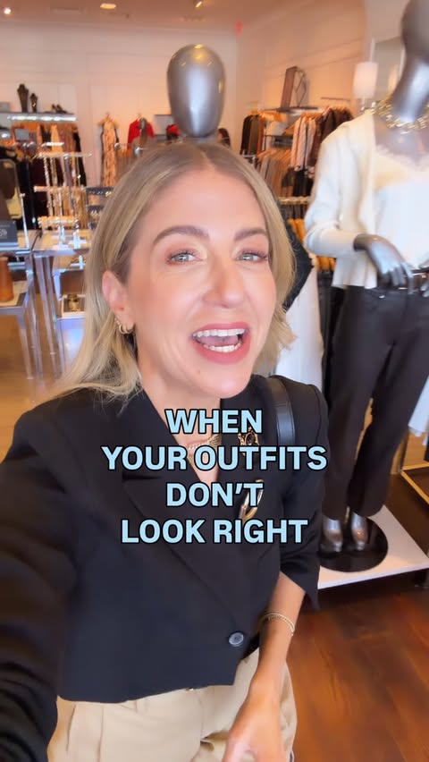 Instagram post by @lindsayalbanese for White House Black Market. Caption reads: I popped in to @whbm to show you their new....