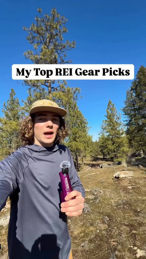 Instagram post by @titushumphreys for REI. Caption reads: #REIpartner @REI Having the right gear MATTERS.....