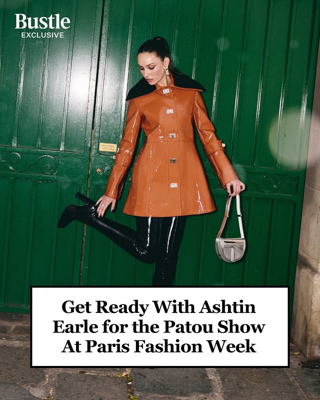 Instagram post by @ashtin for Bustle. Caption reads: [...] parade. From fittings to glam, she gave....