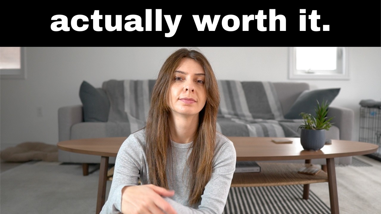 YouTube post by @AccordingtoNicole for Invisalign. Caption reads: 10 Things I've Bought This Year That Are Actually....