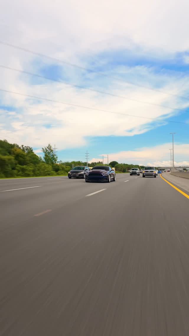 Instagram post by @ollies_s550 for Street Aero. Caption reads: Don’t mind the bouncing putting a new belt in....