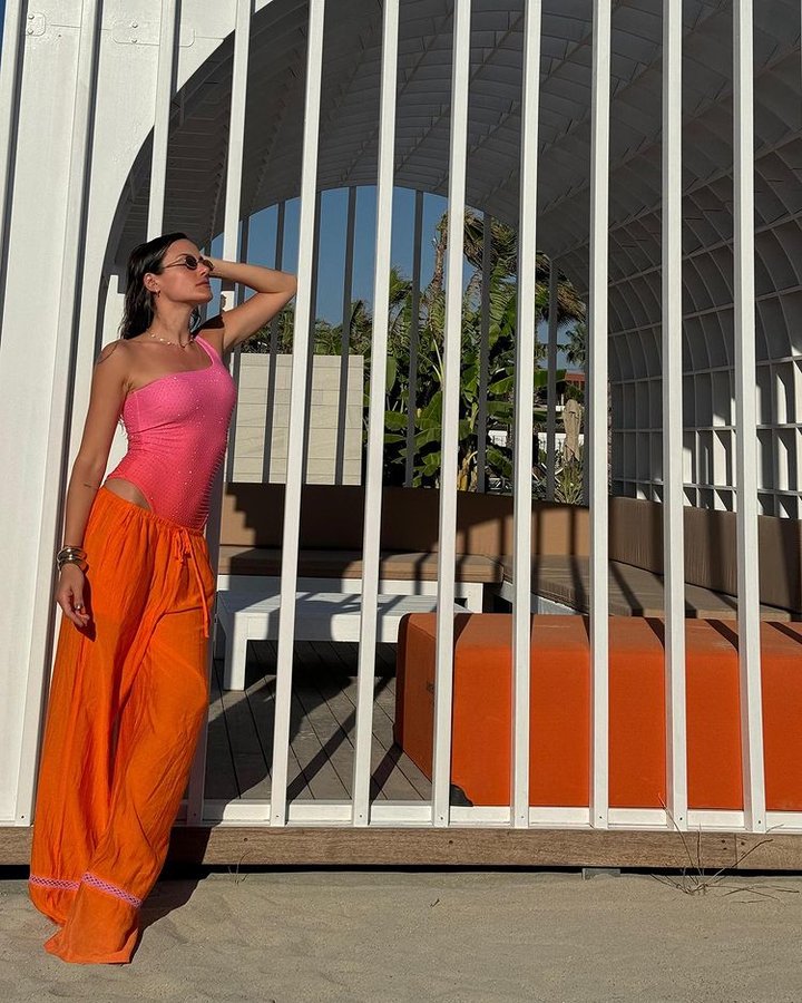 Instagram post by @_mihremutlu_ for Twist. Caption reads: #HotSummer with me & @twistturkiye 😎☀️ #ss24....