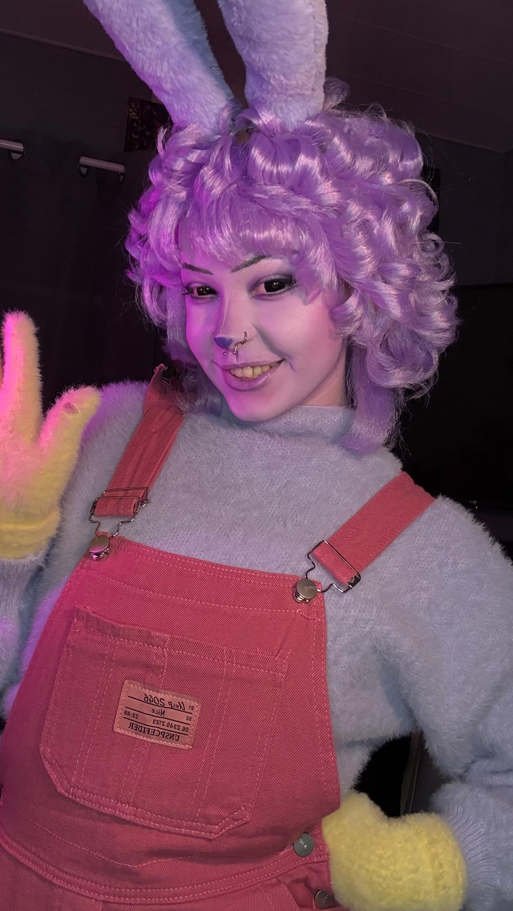 Instagram post by @kirapika.cos for RCMA Makeup. Caption reads: yes, I’ll cosplay every digital circus....