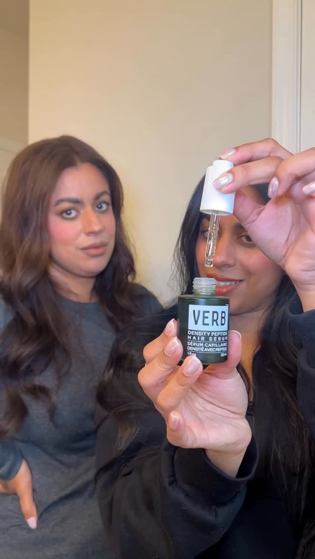 Instagram post by @daniawiththegoodhair for Verb Products. Caption reads: nothing hits harder than seeing more hair on your....