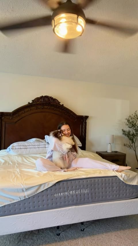 Instagram post by @alayahbenavidez for Lull. Caption reads: #ad After 6 years on my @lullbed it was no....