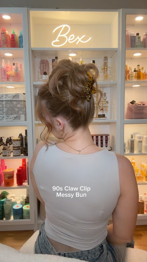 Instagram post by @bexweston_ for Mark Hill Hair. Caption reads: Curler is @markhillhair 🫶

#hairstyle #inspo #90s....