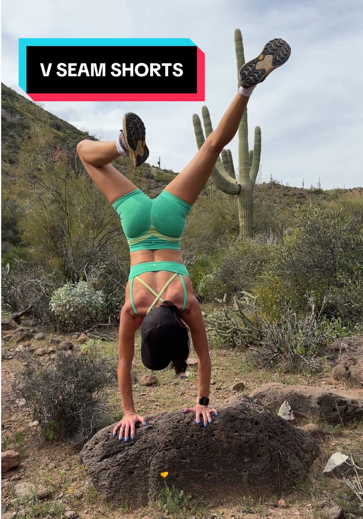 TikTok post by @courtlesp for shopvitality. Caption reads: [...] outfit is linked in my showcase!....