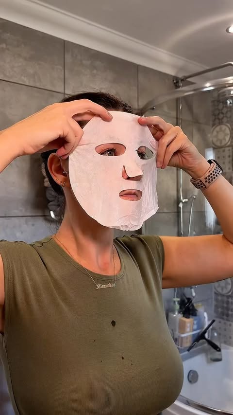 Instagram post by @cuquix for Abib Cosmetics. Caption reads: Another day, another mask… and obviously, the....