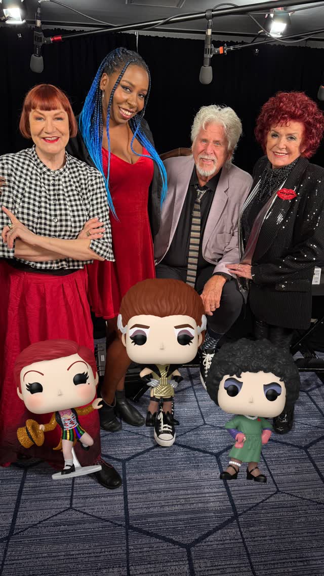 Instagram post by @erikaenchanted for Funko. Caption reads: Celebrating 50 years of Rocky Horror Picture Show....