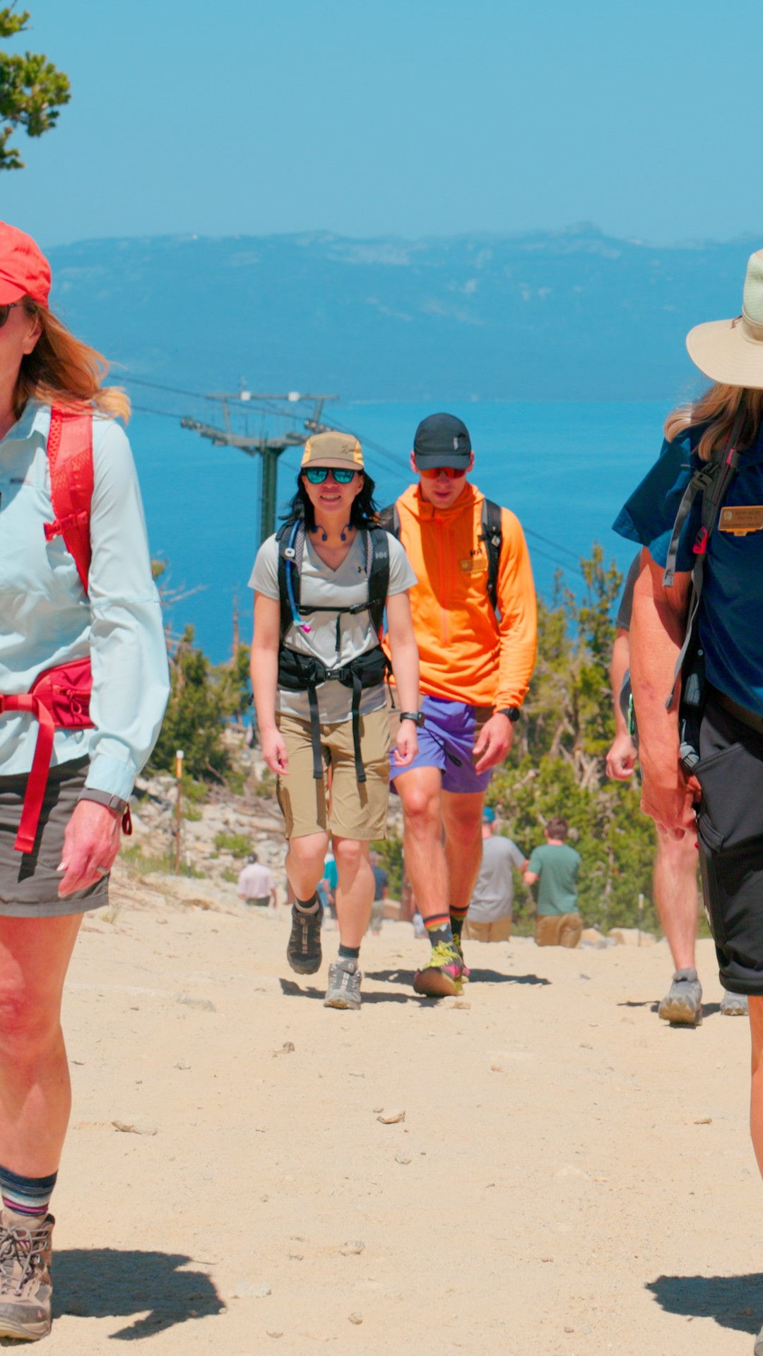 Instagram post by @skiheavenly for Helly Hansen. Caption reads: Taking a look back at how our Helly Hansen Hiking....