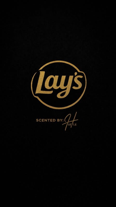 Instagram post by @postwithpurpose for Lay's. Caption reads: Custom-labeled diffuser for @lays with our....