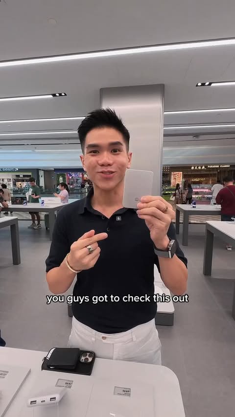 Instagram post by @aaryonstar for Xiaomi. Caption reads: Stopped by the @xiaomi.singapore Jewel store to....