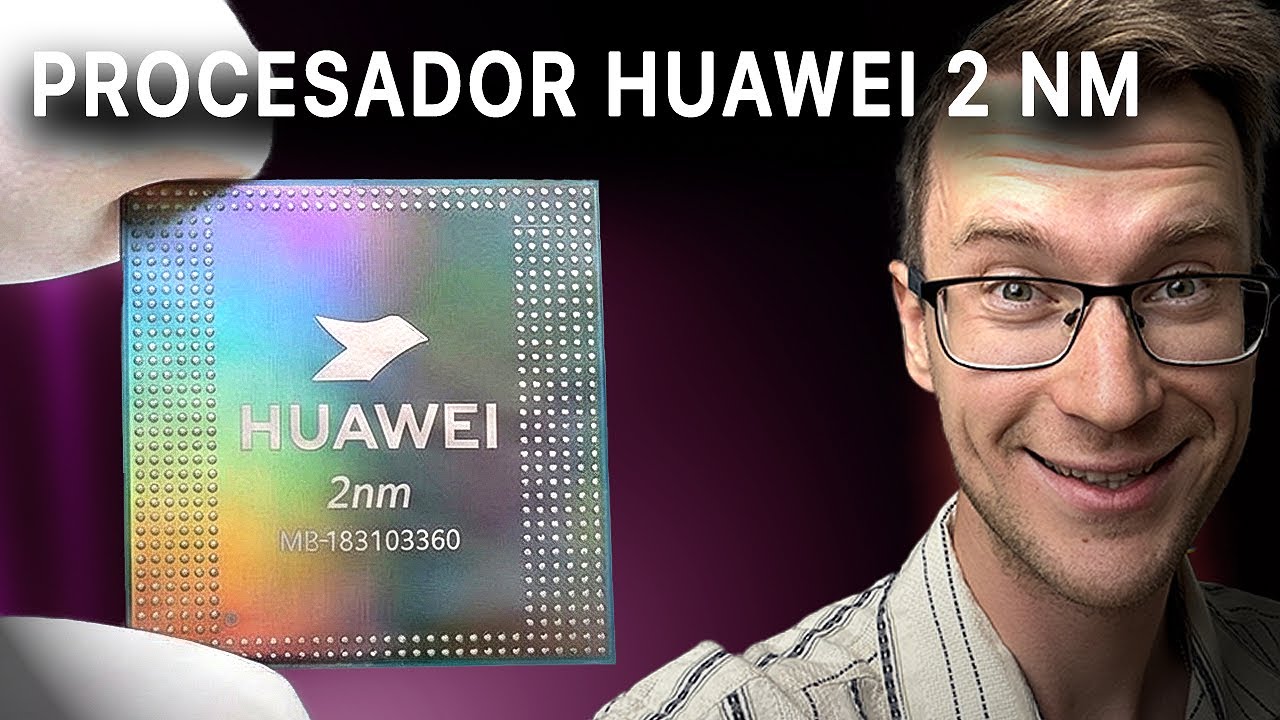 YouTube post by @tech_geekreview for YUNZII. Caption reads: HUAWEI Already Knows How to Make 2nm Processors –....