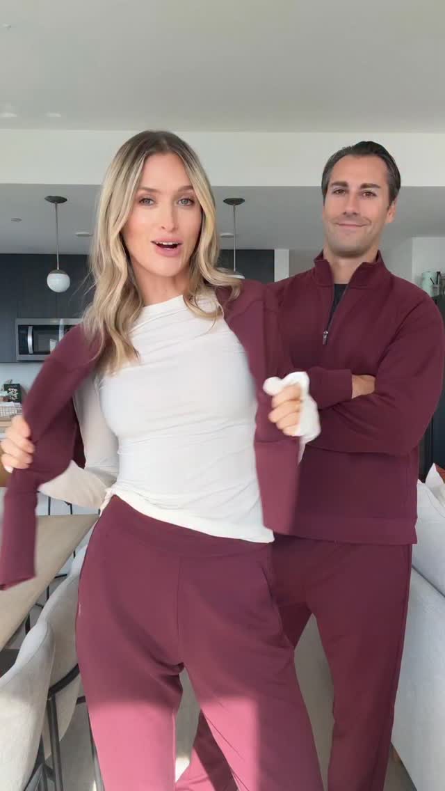 Instagram post by @juliamcguire for Rhone. Caption reads: The “it” color for Fall in the most comfortable....