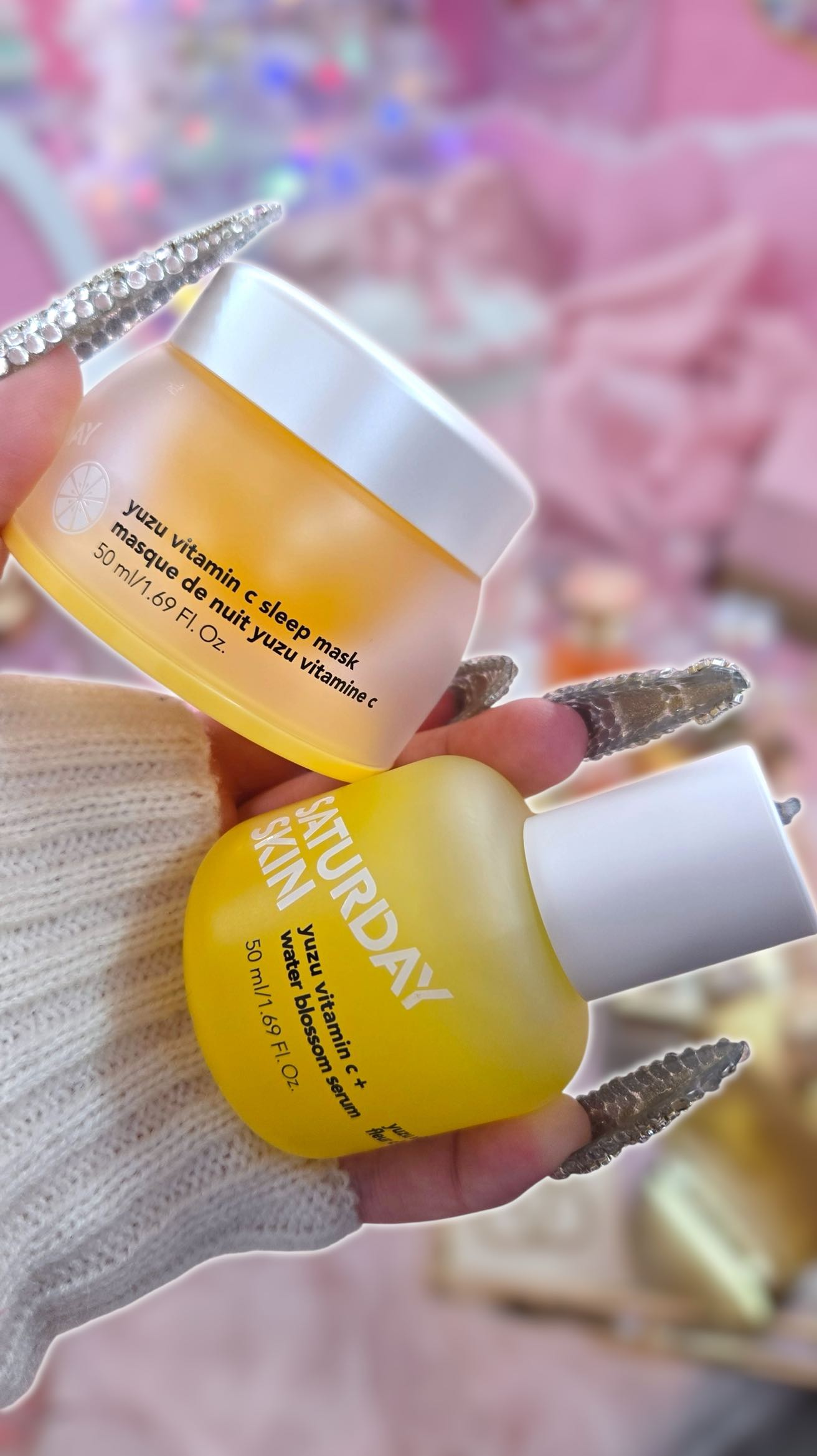 Instagram post by @glamfragranceaddict for Saturday Skin. Caption reads: Gifted by Saturday Skin

Happy Wednesday Loves....