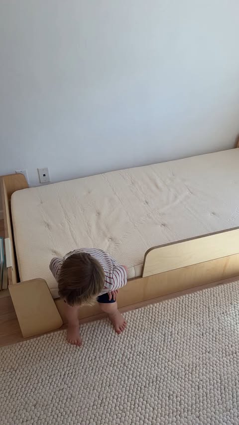 Instagram post by @emwestby for Avocado Green Mattress. Caption reads: When he sleeps well, I sleep well, which is why we....
