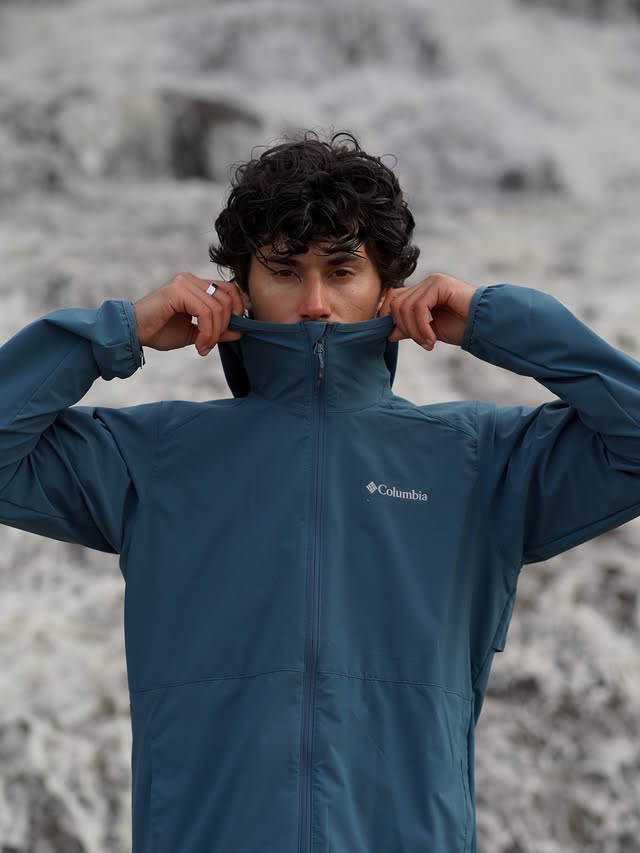 Instagram post by @ddimov_ for Columbia Sportswear. Caption reads: this color though @columbia1938 #columbiapartner.