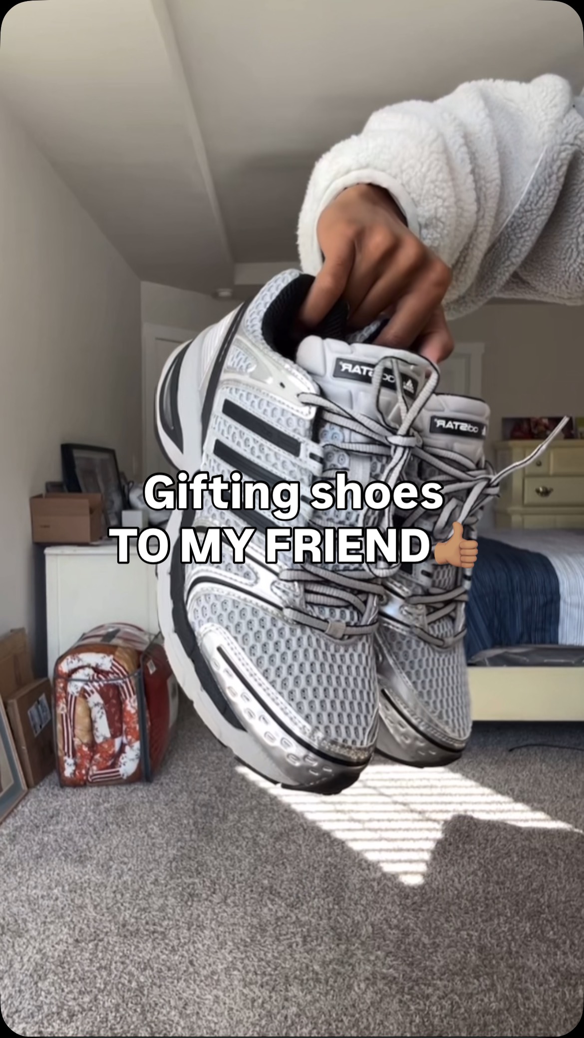 Instagram post by @bradendaily_ for Journeys. Caption reads: Shop @adidasoriginals and @journeys for the....