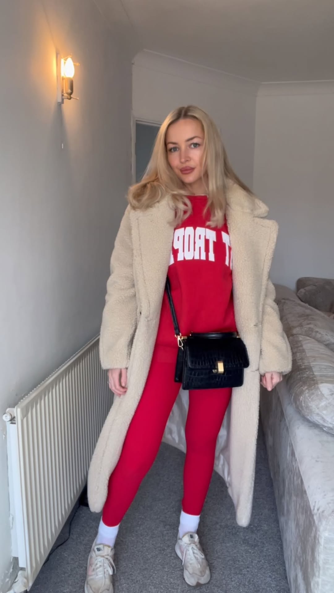 Instagram post by @mrsaliciawhitmore for In The Style. Caption reads: Yes my trainers need a clean 🤫....