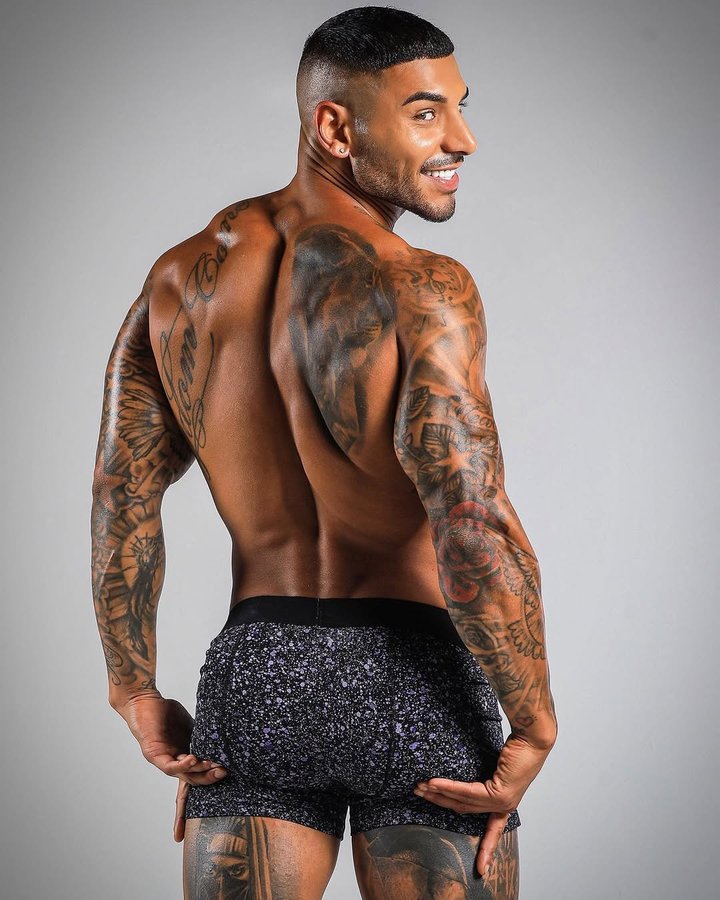 Instagram post by @thelifeofgillz for Box Menswear. Caption reads: [...] 𝘐’𝘷𝘦 𝘱𝘢𝘳𝘵𝘯𝘦𝘳𝘦𝘥 𝘸𝘪𝘵𝘩....