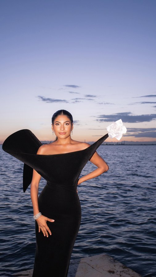 Instagram post by @farhanabodi for Cosmopolitan. Caption reads: ‘Dubai Bling’’s very own Farhana Bodi....