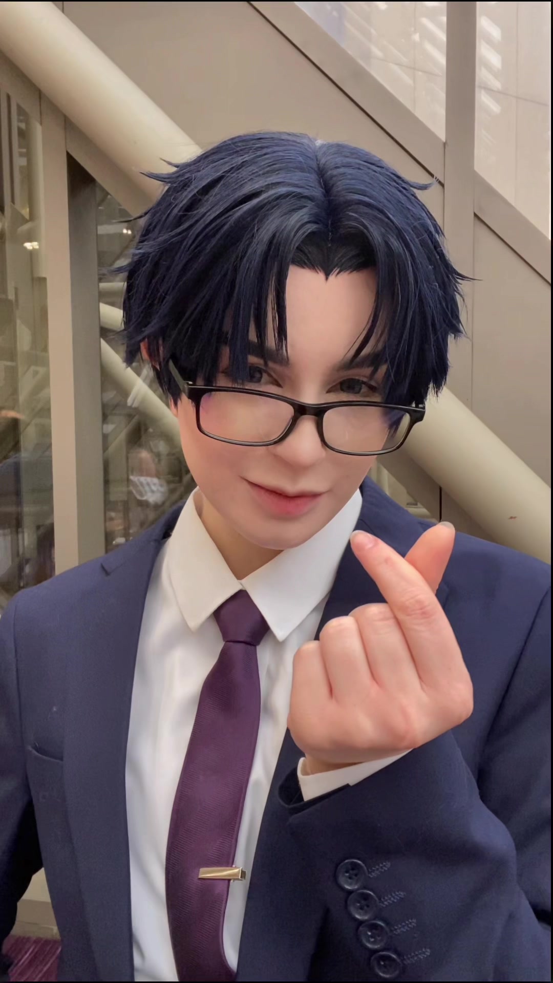 TikTok post by @harperlyynn for TIJN Eyewear. Caption reads: [...] #nifujihirotaka ((ty to @TIJN EYEWEAR for....