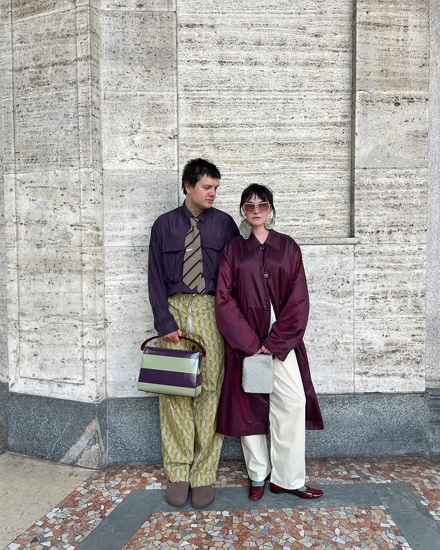 Instagram post by @sissi_pohle for Dries Van Noten. Caption reads: [...] Thank you to the loveliest team at....