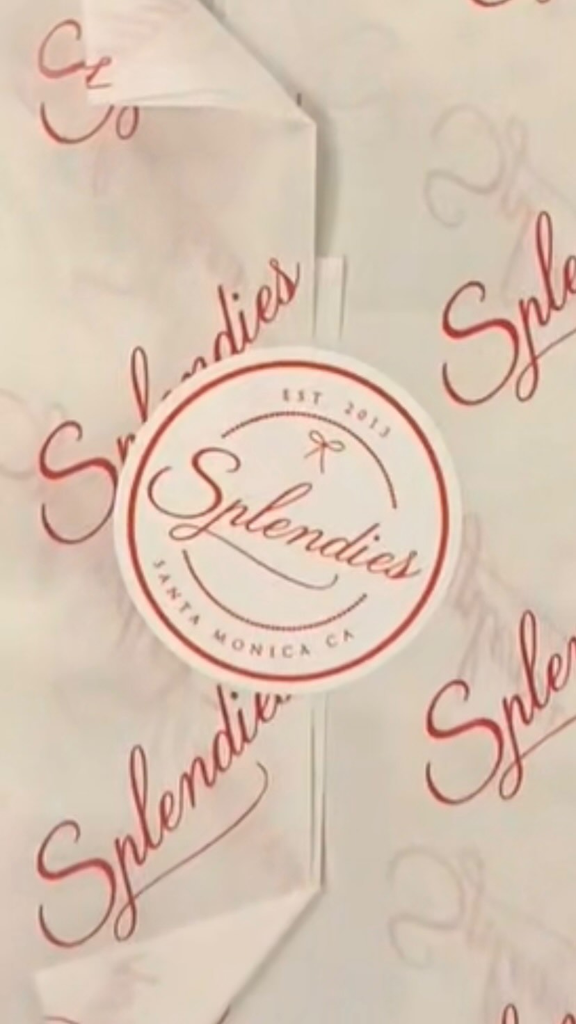 Instagram post by @cassidy_coletti for Splendies. Caption reads: @splendies collaboration 🩲 #splendies #ad....