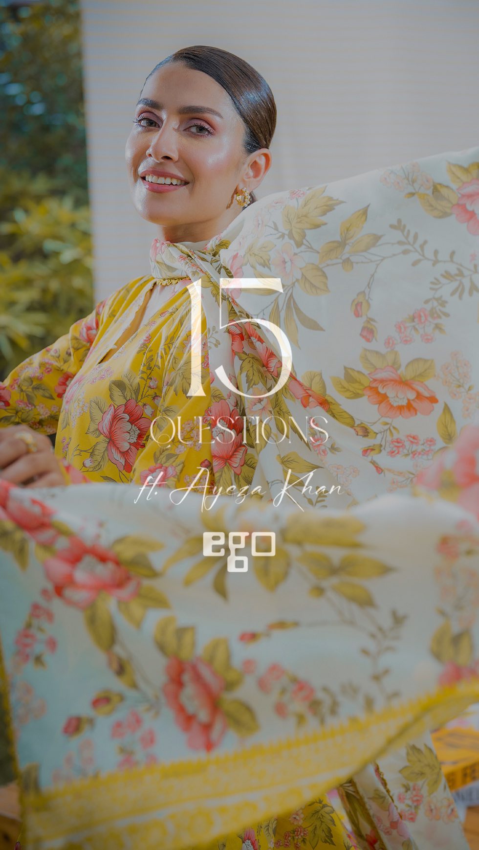 Instagram post by @ayezakhan.ak for EGO. Caption reads: No filters. Just Ayeza. #EgoTalks 🔥

@wear.ego....