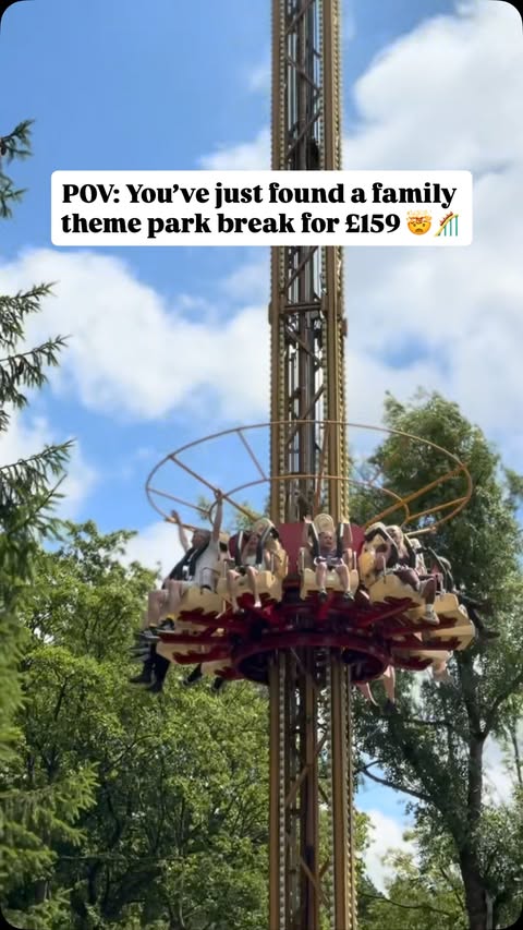Instagram post by @thomasfamilyadventures_ for Wowcher. Caption reads: If you’re looking for a family staycation that....