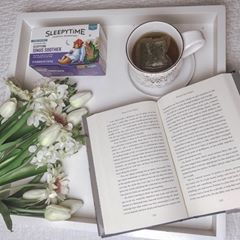 Instagram post by @holly_cuperus for Celestial Seasonings. Caption reads: This weekend I made sure to get some much needed....