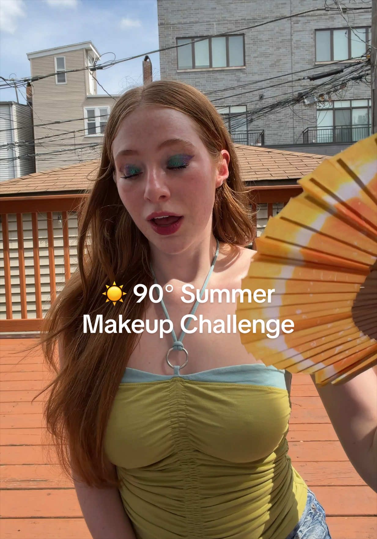 TikTok post by @madelineaford for Cure Hydration. Caption reads: [...] all from @Ulta Beauty !!! ☀️🧡....
